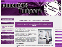 Tablet Screenshot of climatizare-timisoara.ro